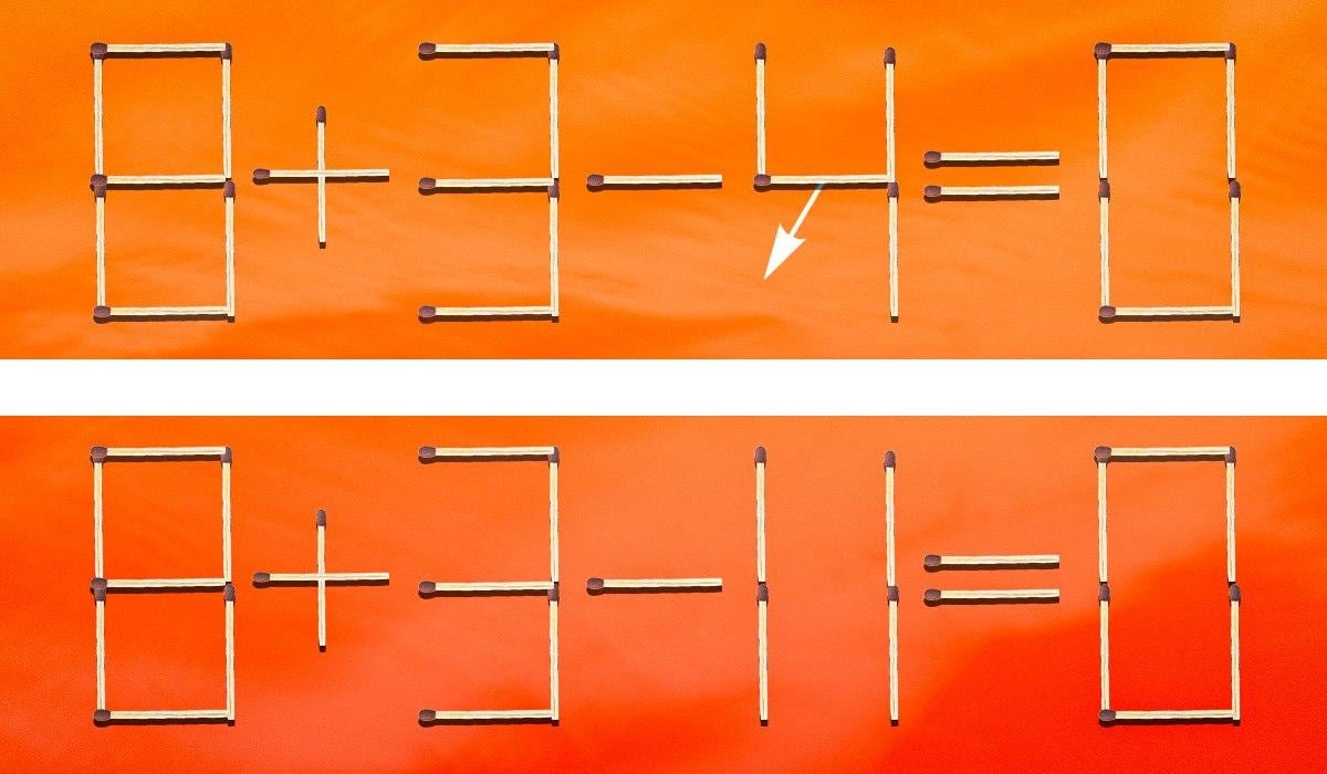 rompicapo del fiammifero