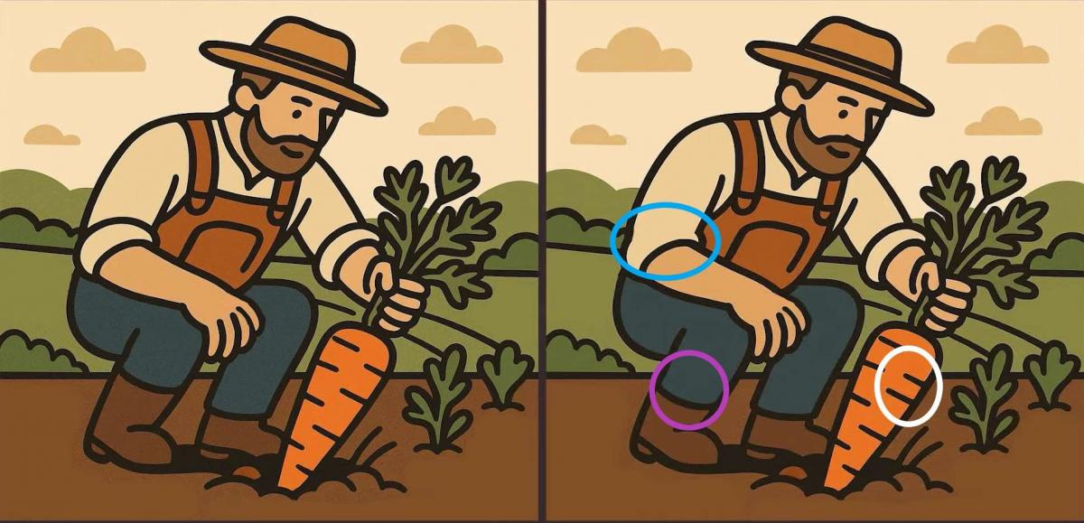 Interessante test del QI: prova a trovare tre differenze in una foto in 19 secondi