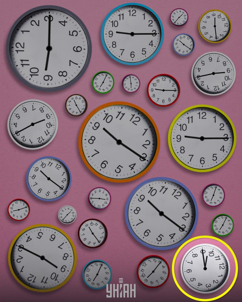 Gli orologi strani che andavano di fretta erano chiamati strani / collage Moje