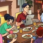 C’è un bug nascosto nell’immagine di una cena di famiglia: