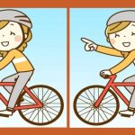 Dove sono le 3 differenze tra le ragazze in bici: